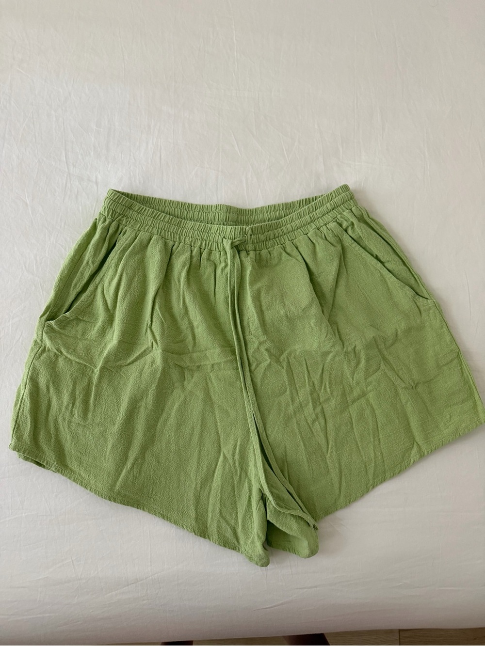 Cotton Green Shorts